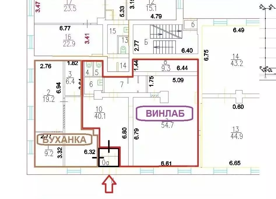 Торговая площадь в Москва Новохорошевский проезд, 20 (144 м) - Фото 1