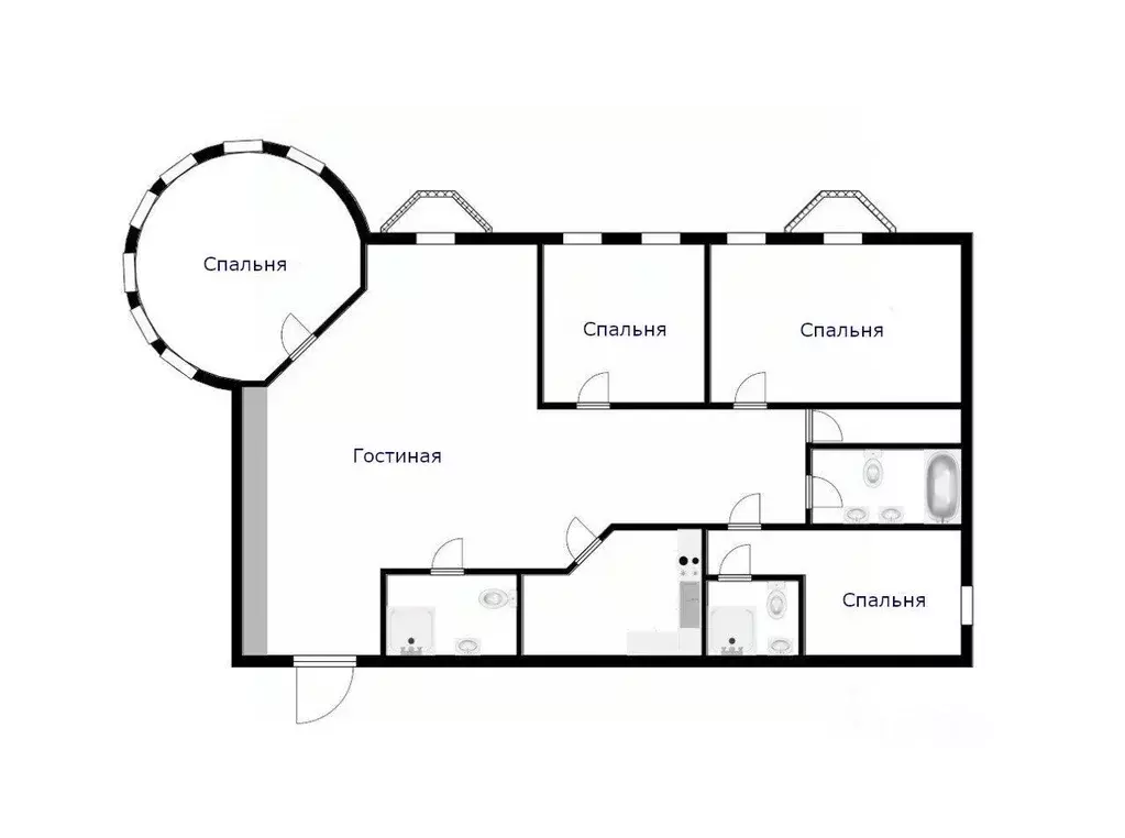 Помещение свободного назначения в Москва Малая Бронная ул., 31/13 (160 ... - Фото 2