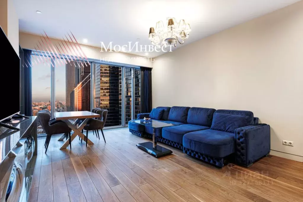 2-к кв. Москва 1-й Красногвардейский проезд, 21с2 (92.1 м) - Фото 2