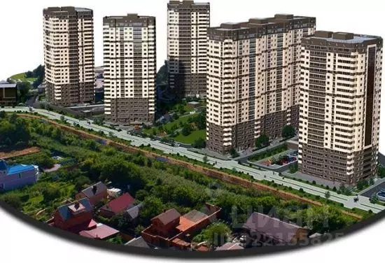 3-к кв. Ростовская область, Ростов-на-Дону Белокалитвинская ул., 1 ... - Фото 1