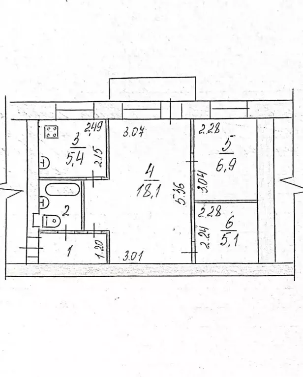 2-к кв. Пензенская область, Кузнецк ул. Белинского, 10 (41.6 м) - Фото 2