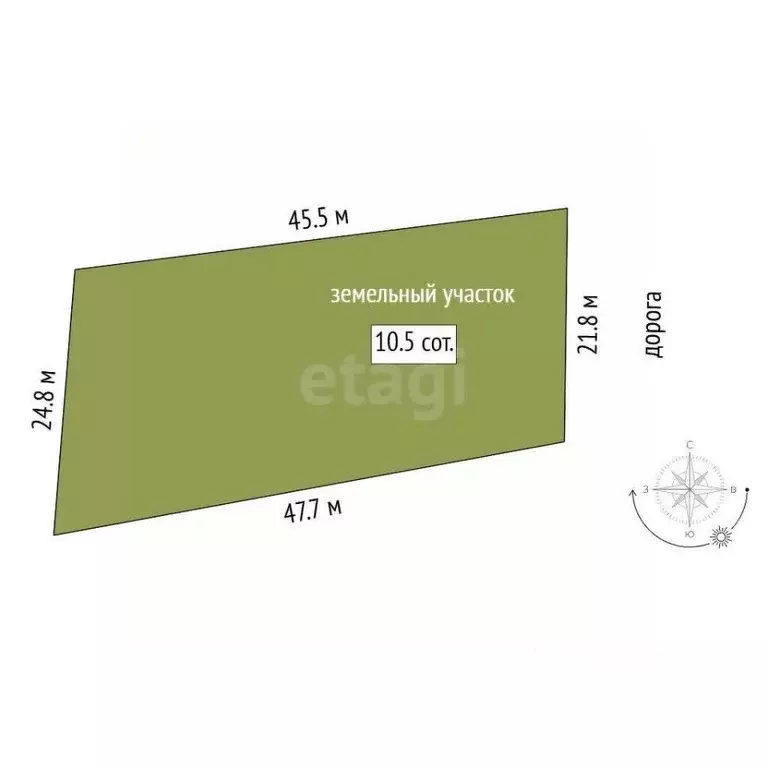 Участок в Тюменская область, Нижнетавдинский муниципальный округ, ... - Фото 1