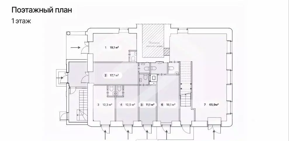 Помещение свободного назначения в Москва Бауманская ул., 33/2С3 (66 м) - Фото 2