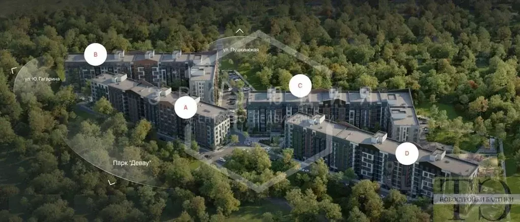 3-к кв. Калининградская область, Гурьевский муниципальный округ, пос. ... - Фото 2