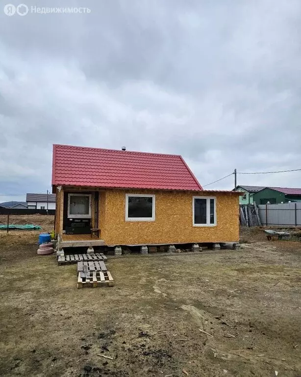 Дом в городское поселение Кильдинстрой, ДНТ Профснаб (42.5 м) - Фото 1