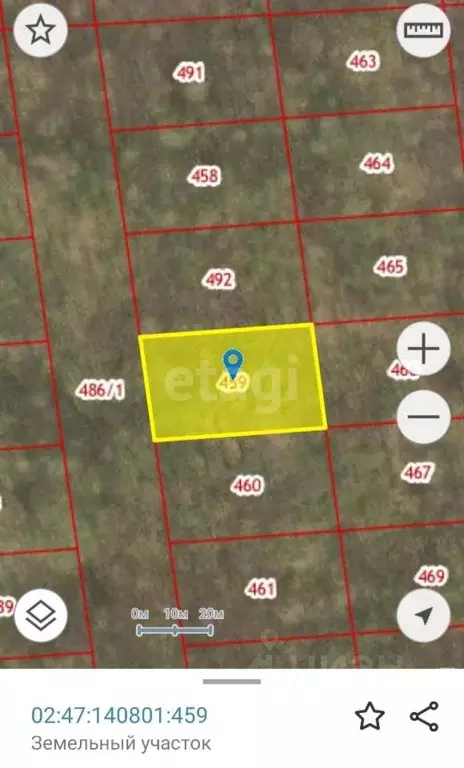 Участок в Башкортостан, Уфимский район, Таптыковский сельсовет, с. ... - Фото 2