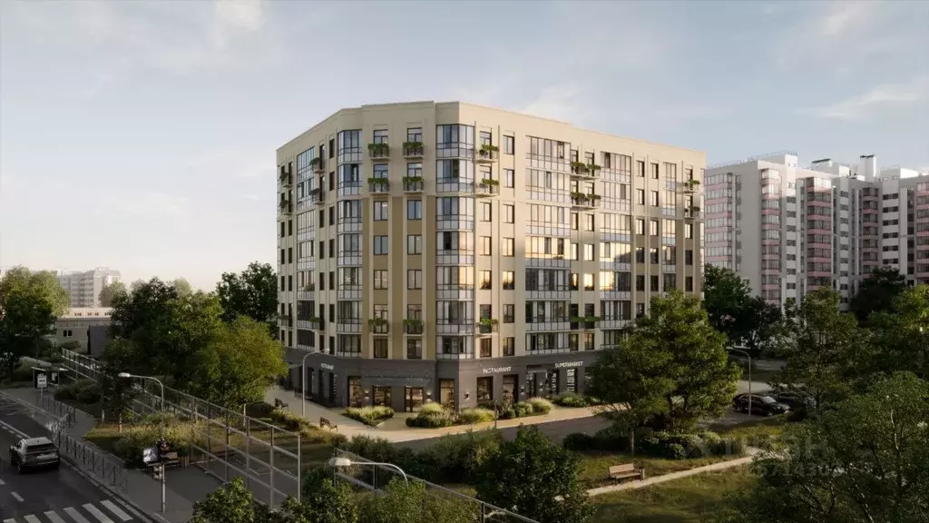 2-к кв. Ленинградская область, Всеволожский район, Заневское городское ... - Фото 2