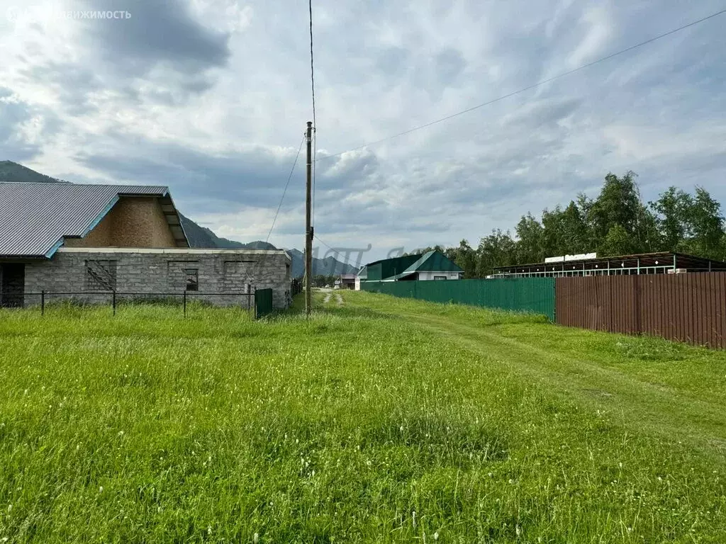 Участок в село Чемал, Школьная улица (12 м) - Фото 1