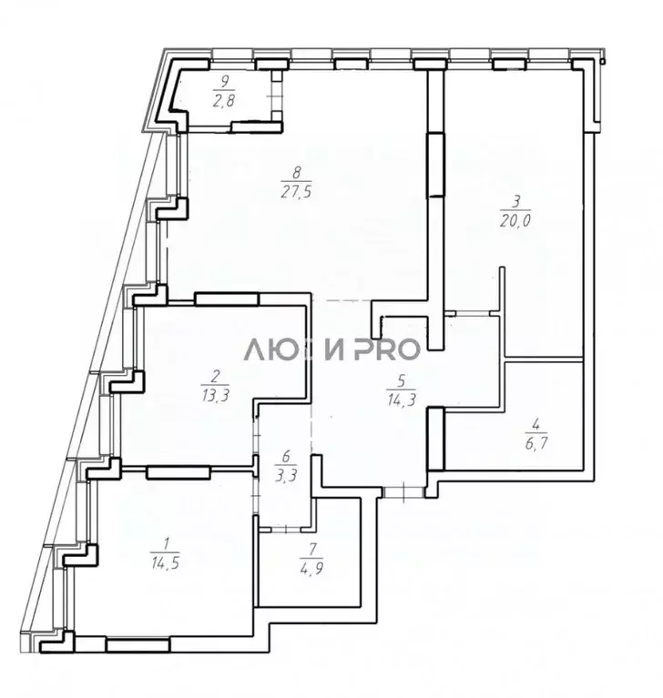3-к кв. Башкортостан, Уфа ул. Рихарда Зорге, 65Б (104.8 м) - Фото 2
