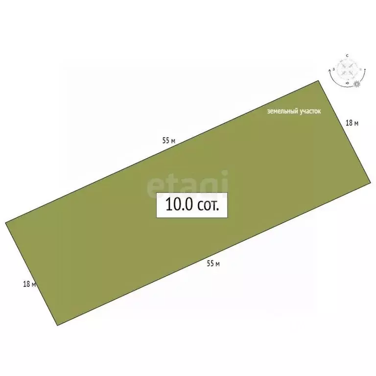 Участок в Алтай, Чемальский район, с. Анос  (10.0 сот.) - Фото 2