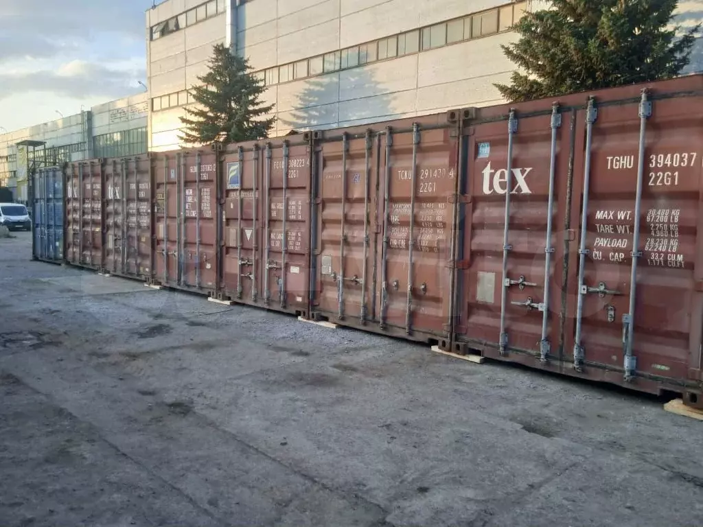 Аренда склада контейнера 40 футов