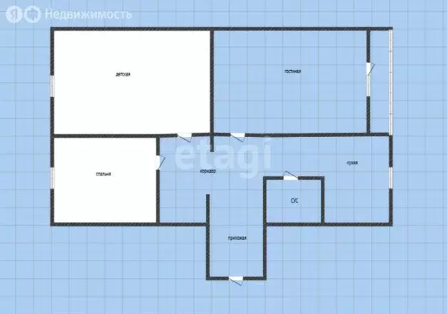3-комнатная квартира: Оренбург, улица Чкалова, 26 (62.3 м) - Фото 1
