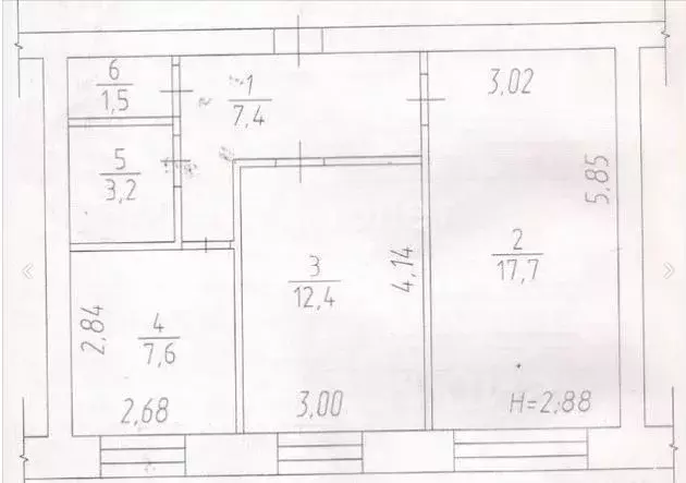 2-к кв. Кемеровская область, Междуреченск Коммунистический просп., 3 ... - Фото 2