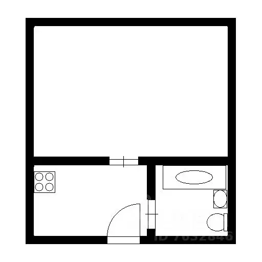 1-к кв. Самарская область, Самара просп. Карла Маркса, 352 (19.0 м) - Фото 2