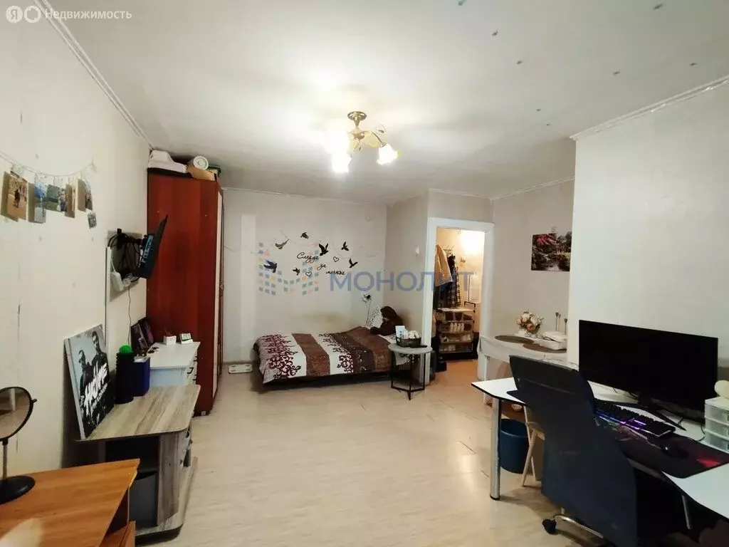 1-комнатная квартира: Нижний Новгород, улица Ватутина, 1А (30 м) - Фото 1