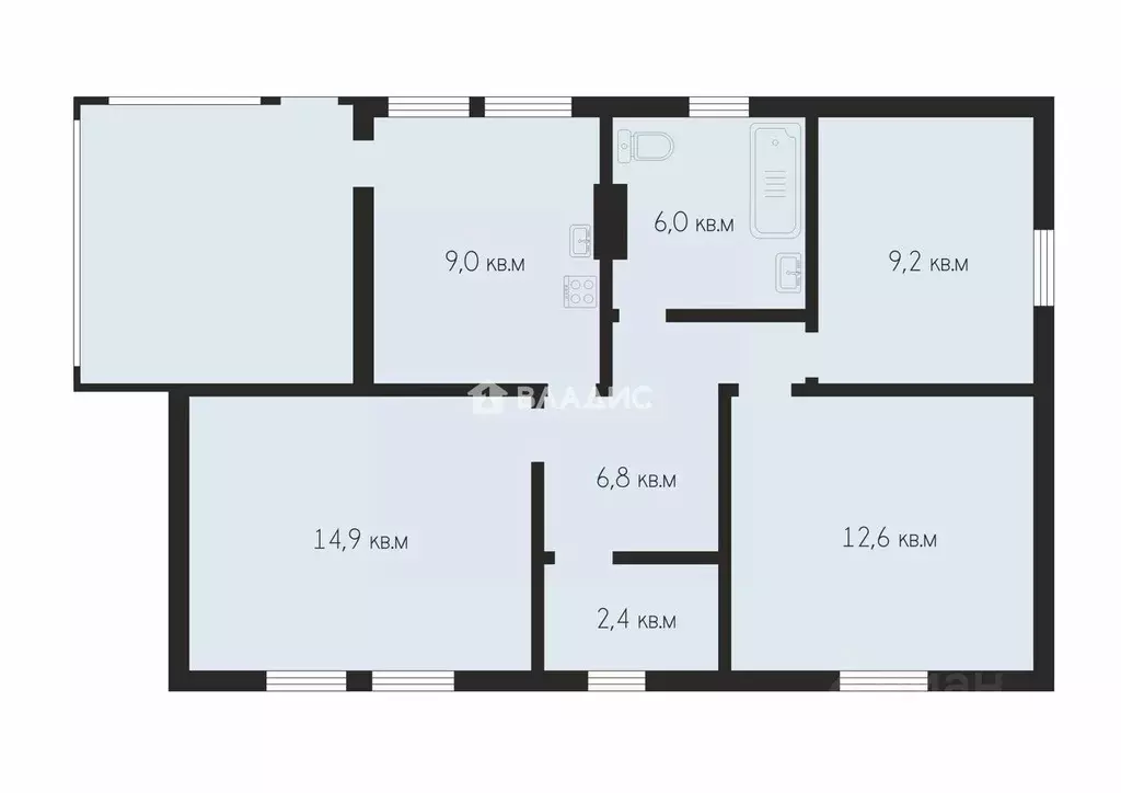 Дом в Тульская область, Киреевск Советская ул., 5 (61 м) - Фото 1