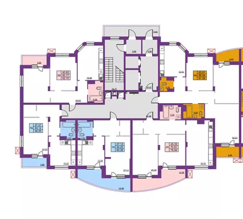 1-к кв. Владимирская область, Владимир ул. Мира, 5В (56.86 м) - Фото 2
