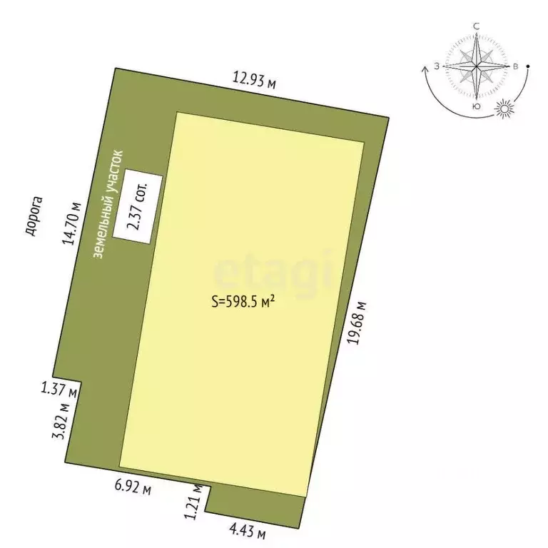 Торговая площадь в Ставропольский край, Кисловодск ул. Андрея Губина ... - Фото 1