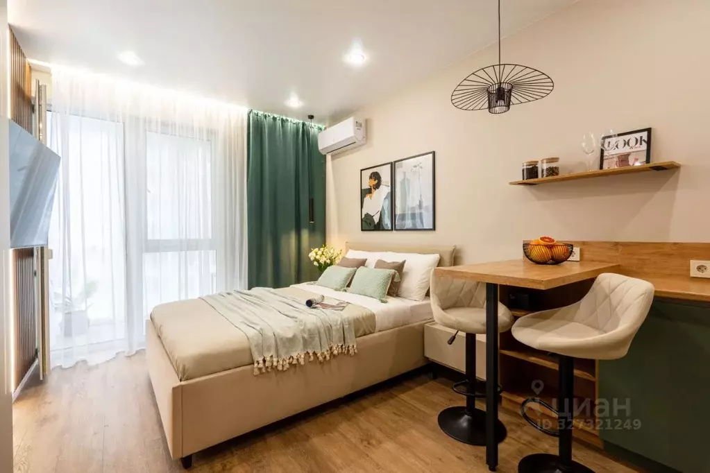 Студия Краснодарский край, Сочи ул. Искры, 66/9к7 (22.0 м) - Фото 2