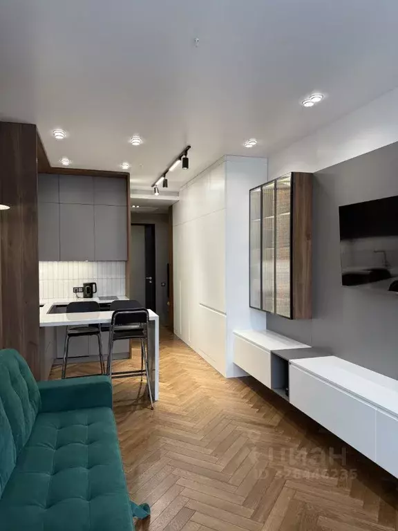 Студия Москва ул. Даниловский Вал, 1А (35.0 м) - Фото 2