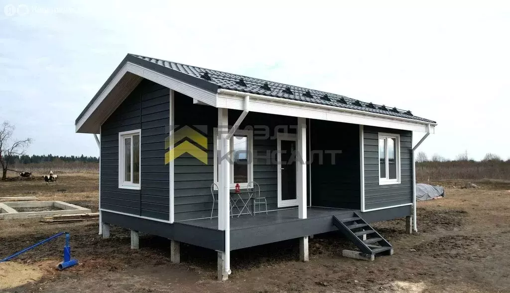 Дом в муниципальный округ Омский район, село Пушкино (43 м) - Фото 1