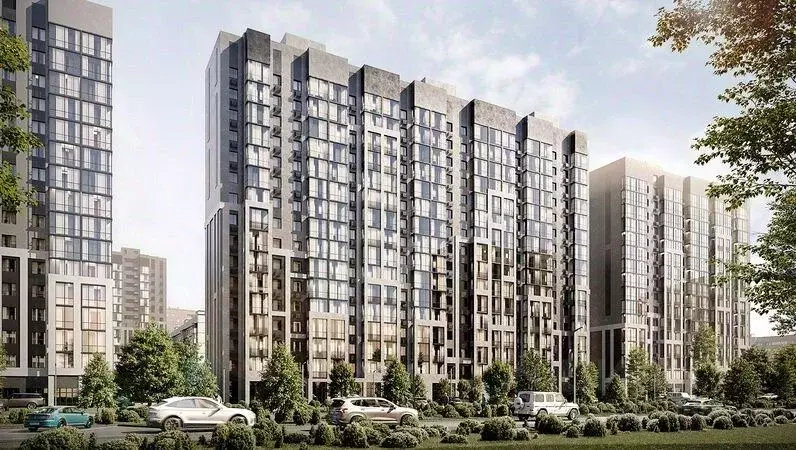 1-к кв. Ленинградская область, Всеволожск Южный мкр, Радужный жилой ... - Фото 1