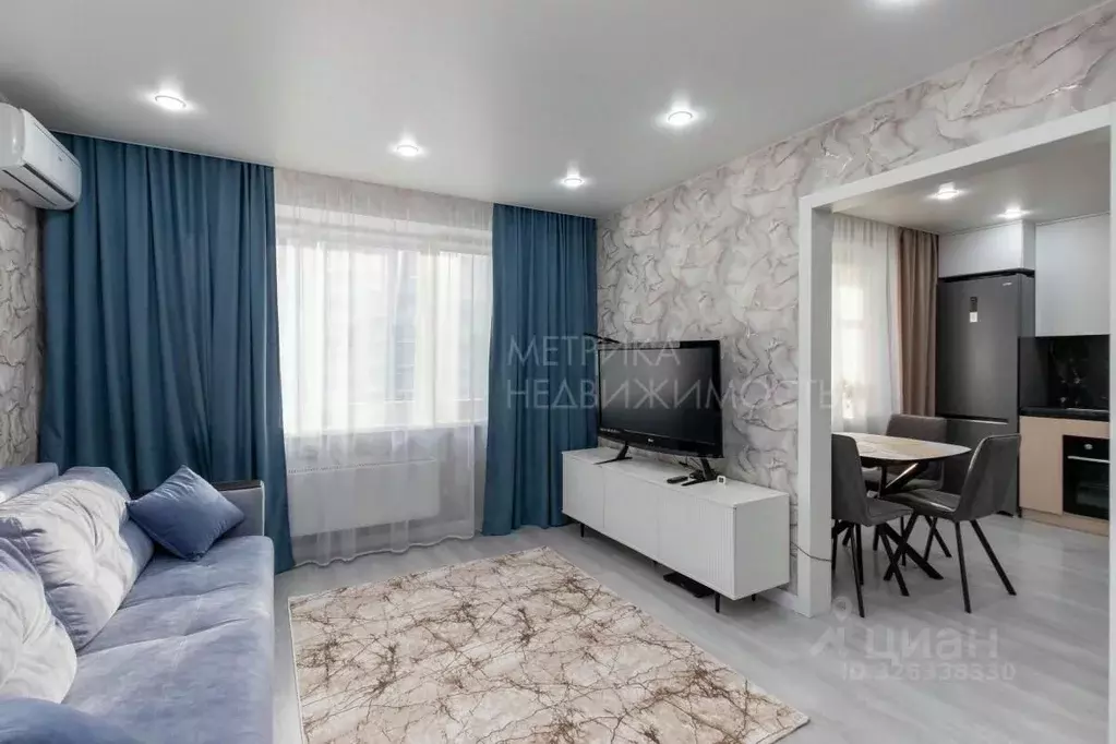 1-к кв. Тюменская область, Тюмень ул. Николая Никитина, 4к1 (40.8 м) - Фото 1