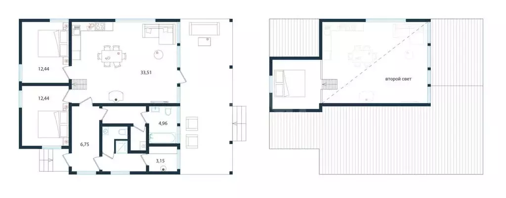 Дом в Владимирская область, Киржачский муниципальный округ, деревня ... - Фото 1