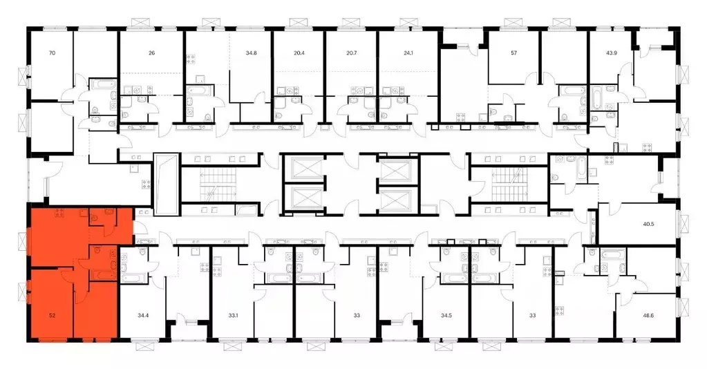 2-к кв. Приморский край, Владивосток ул. Борисенко, 48к2 (52.0 м) - Фото 2