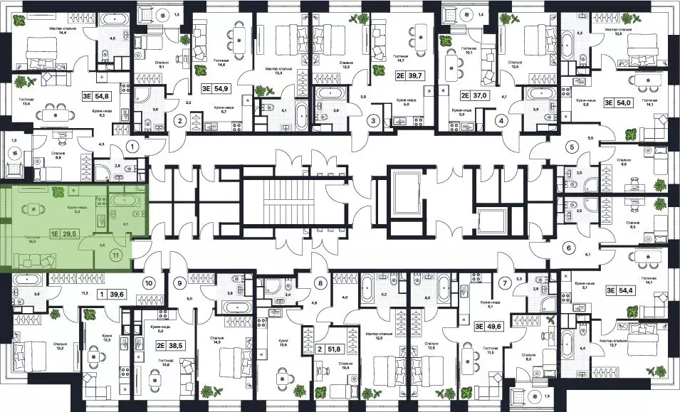Студия Московская область, Пушкино Пушкино Град жилой комплекс, к3 ... - Фото 2