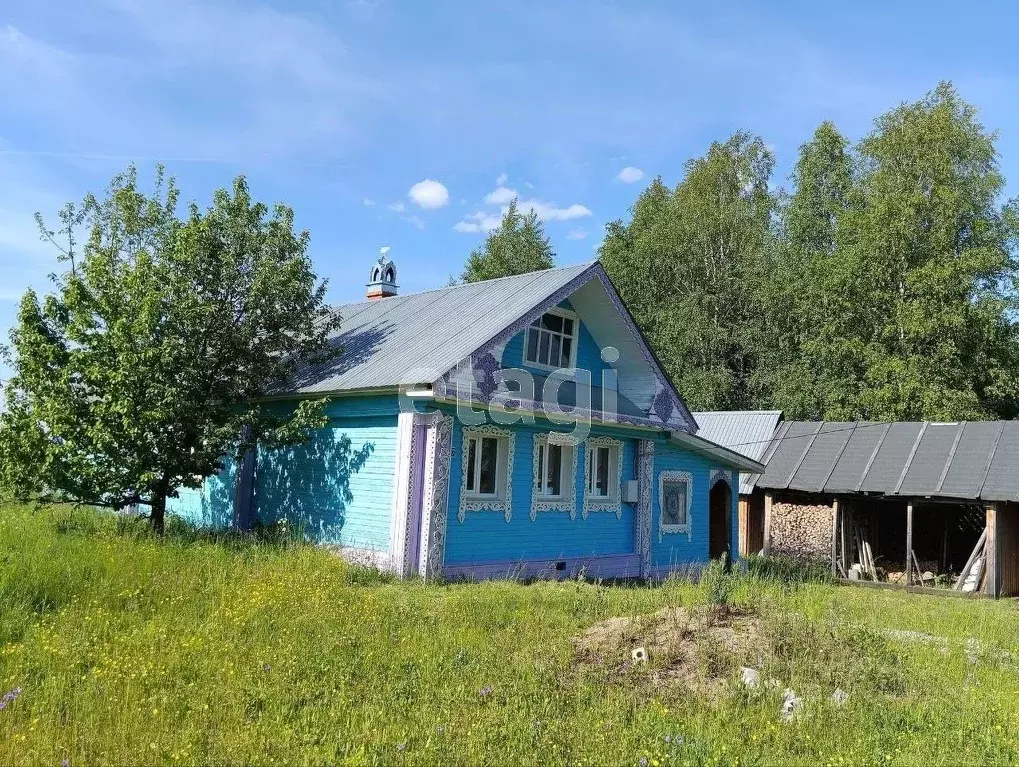 Дом в Вологодская область, Сямженский муниципальный округ, д. ... - Фото 1