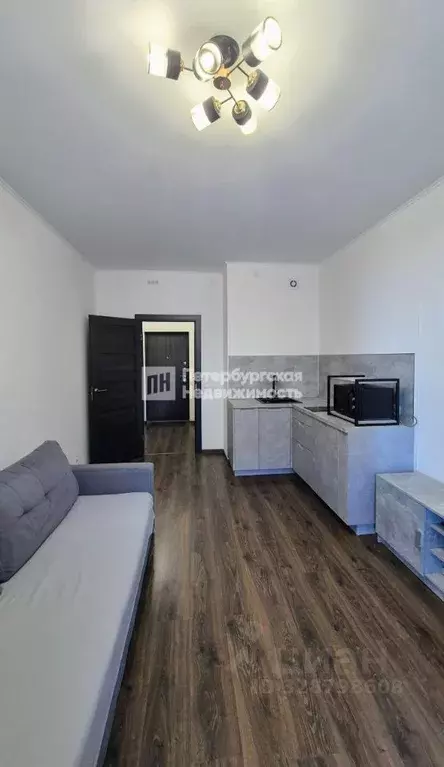 Студия Санкт-Петербург аллея Арцеуловская, 21 (24.6 м) - Фото 1