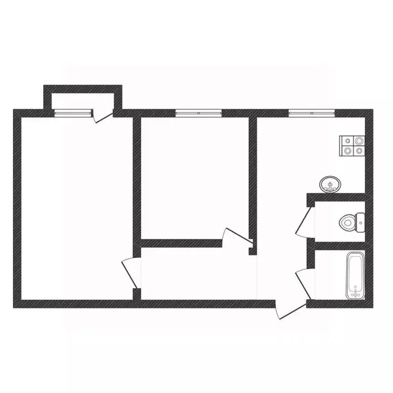 2-к кв. Алтайский край, Бийск ул. Михаила Кутузова, 11/2 (52.4 м) - Фото 2
