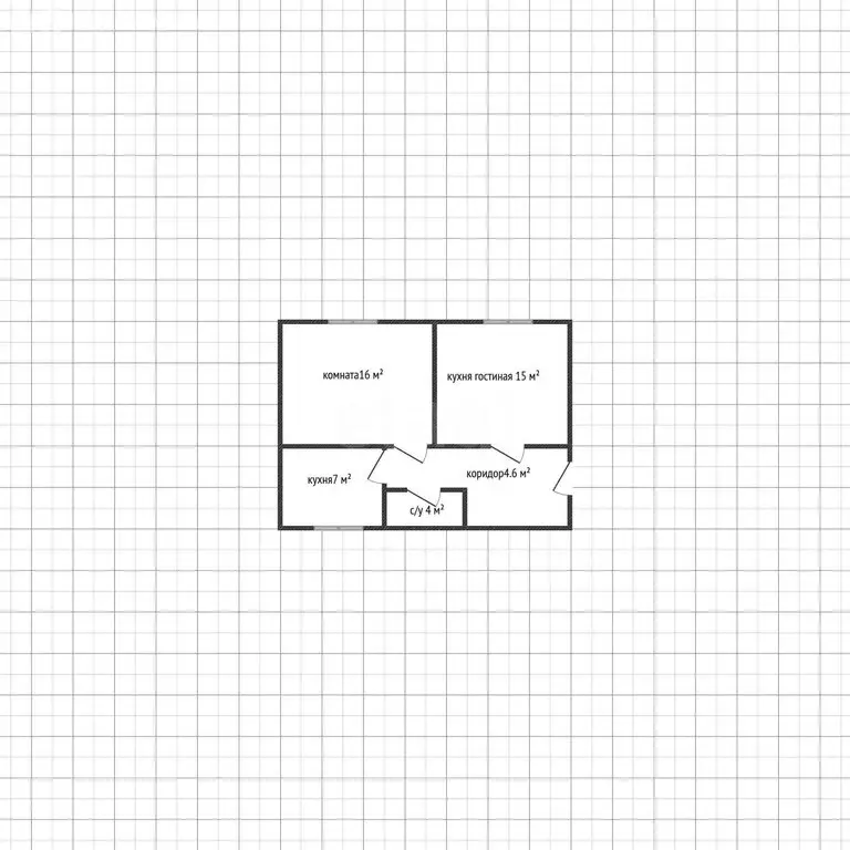 2-комнатная квартира: Майкоп, улица Михайлова, 1А (51.6 м) - Фото 1