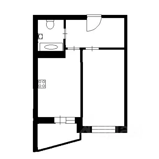 1-к кв. Санкт-Петербург просп. Героев, 18 (41.0 м) - Фото 2