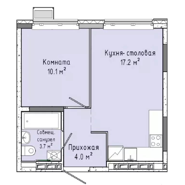 1-к кв. Удмуртия, Ижевск ул. Ленина, 91/1 (35.0 м) - Фото 0