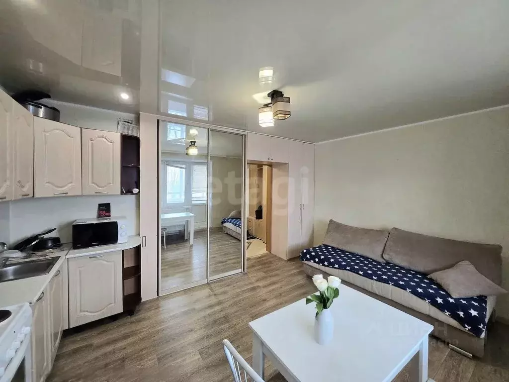 Студия Тюменская область, Тюмень Мелиораторов мкр, ул. Сидора ... - Фото 1