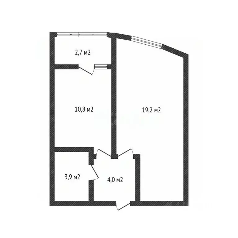 1-к кв. Краснодарский край, Краснодар Российская ул., 79/3к2 (37.9 м) - Фото 1