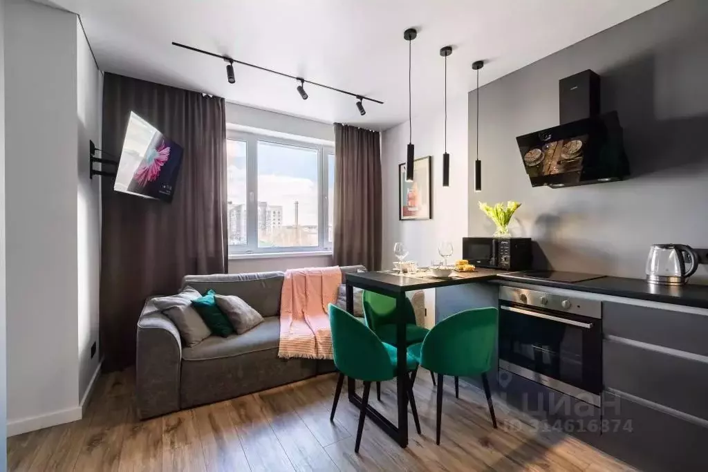 1-к кв. Татарстан, Казань ул. Новаторов, 8Б (37.0 м) - Фото 1
