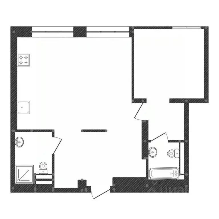 2-к кв. Башкортостан, Уфа ул. Гали Ибрагимова, 5/1 (56.4 м) - Фото 2