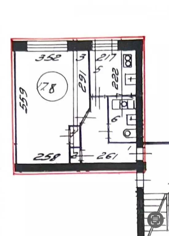 1-к кв. Санкт-Петербург ул. Шателена, 6 (31.2 м) - Фото 2