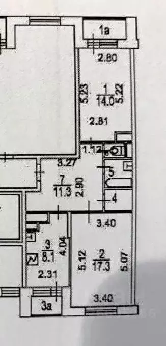 2-к кв. Москва просп. Маршала Жукова, 49 (56.1 м) - Фото 2