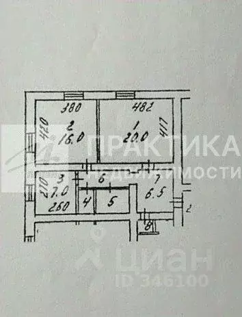 2-к кв. Московская область, Солнечногорск городской округ, д. Ложки, ... - Фото 1