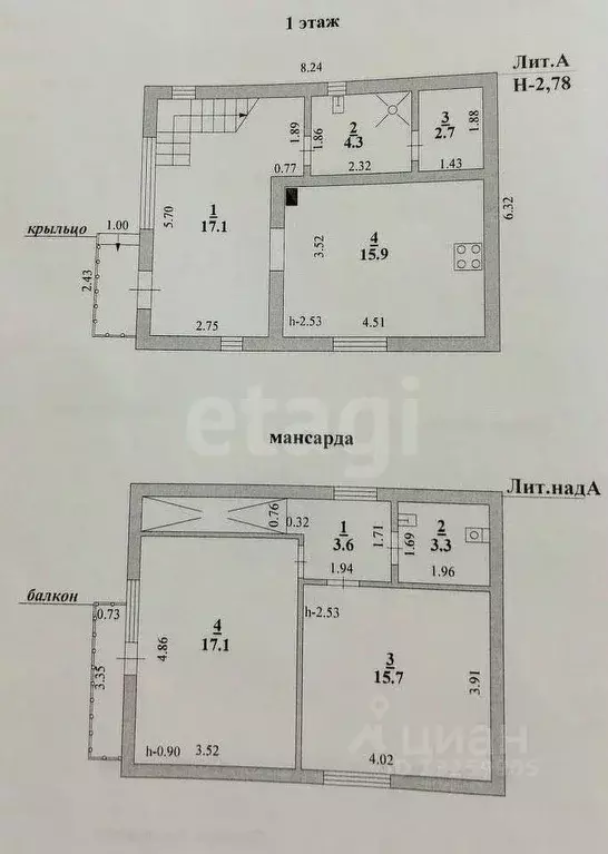 Дом в Липецкая область, Липецк Металлург-3 СНТ, ул. № 15/1, 12 (183 м) - Фото 1