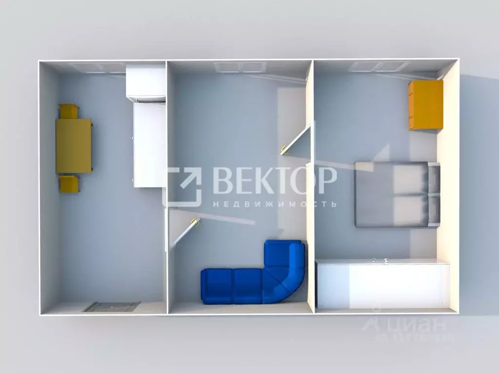 Комната Костромская область, Кострома ул. Северной Правды, 32 (24.0 м) - Фото 1