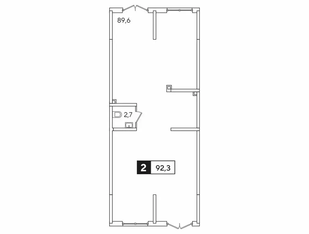 Офис (92.9 м) - Фото 1