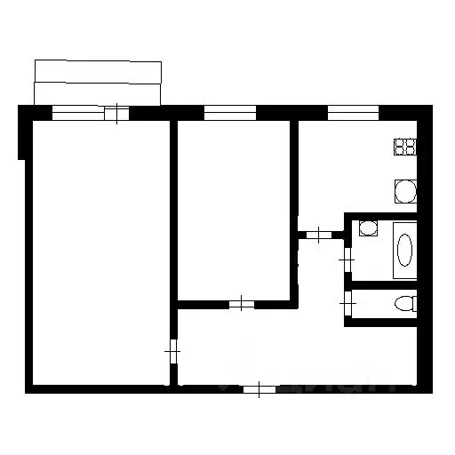 2-к кв. Тюменская область, Тюмень ул. Монтажников, 15А (47.0 м) - Фото 1