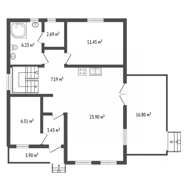 Дом в Ленинградская область, Тосненский район, Федоровское городское ... - Фото 2