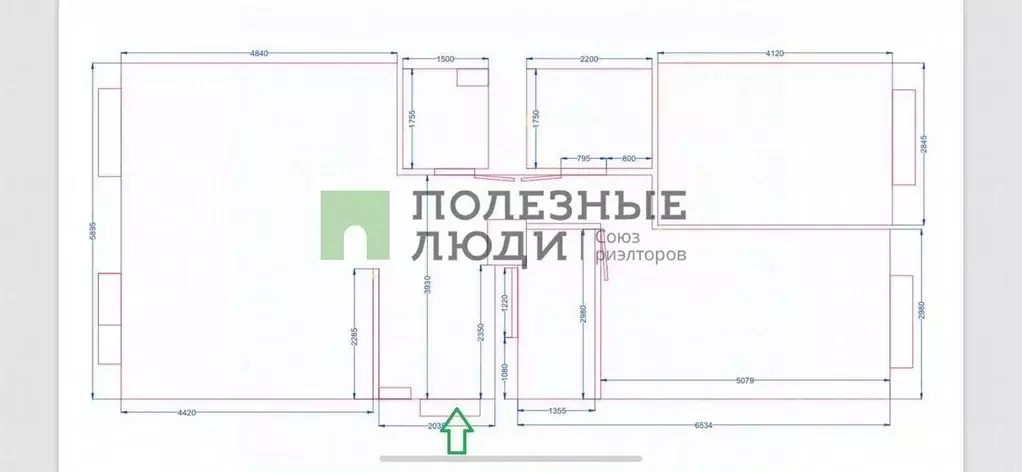 3-к кв. Красноярский край, Красноярск ул. Академгородок, 68 (74.1 м) - Фото 1