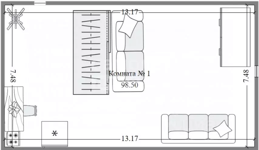 Студия Томская область, Томск просп. Фрунзе, 120А (18.0 м) - Фото 2